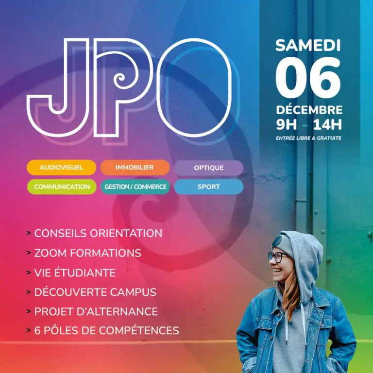 Journée porte ouvertes du samedi 6 décembre 2025 de 9h à 14h